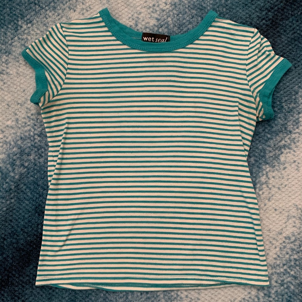 Striped crop top
